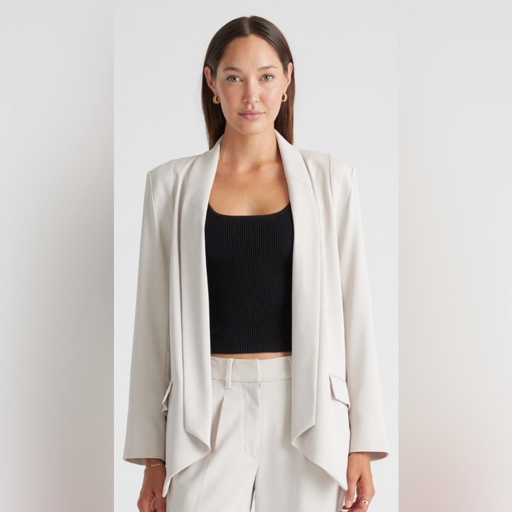 Quince Light Beige Blazer